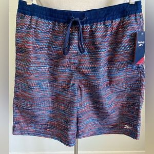 NWT Reebok Men’s Swim Trunks Board Shorts Size M (782312)